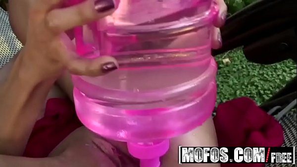 Freaky teen (Valerie Rios) lights a candle in her pussy - Mofos