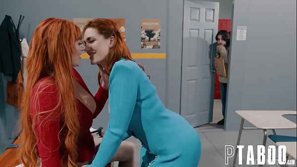 Siri Dahl and Lauren Phillips Fuck Stepson Elias in Classroom Threesome!&quot_