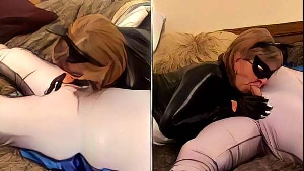 An Al Animated Adventure: Granny Catwoman Sucks Batman&rsquo_s Cock