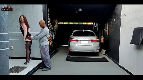 Slutty wife surprises her husband by putting on a sensual outfit and he fucks her ass until_ she can't take any more stopping me_ The best surprise when you get home from work