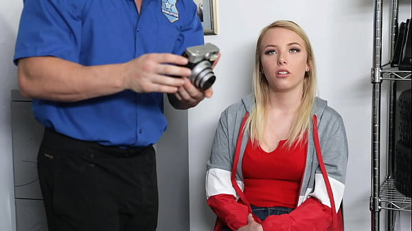 Blonde Teen Dixie Lynn Getting Caught Pocketing Merchandise from The Store - Perp4k